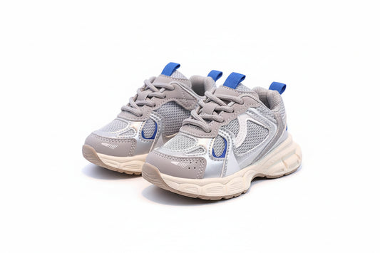 Spring and Autumn Children Sports Shoes Unisex Kids Sneakers Mesh Upper