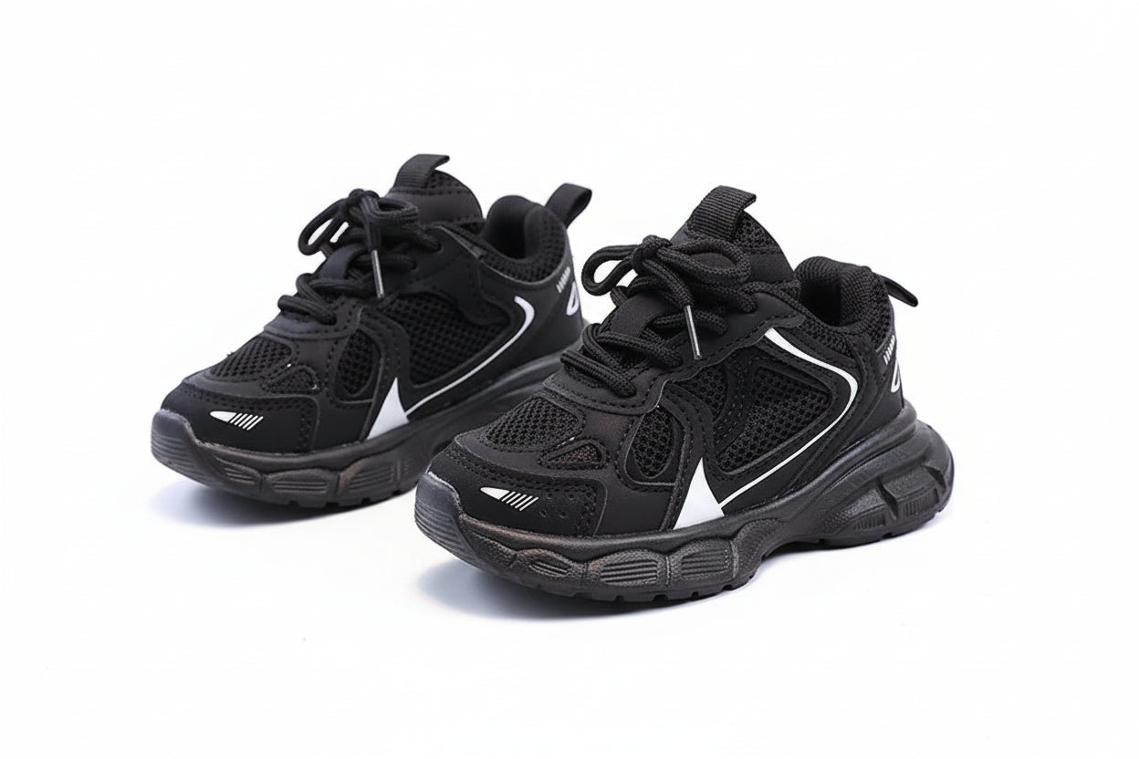 Spring and Autumn Children Sports Shoes Unisex Kids Sneakers Mesh Upper