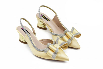 Elegant High-heeled Shoes African Trendy Sandals Nigerian Wedding Pumps