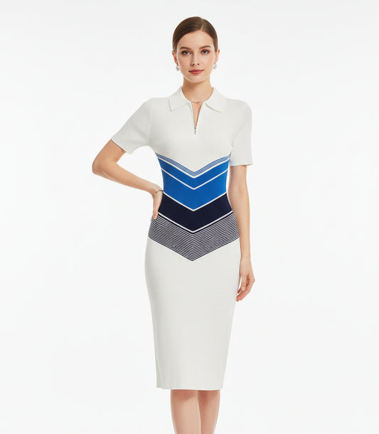 Womens Knitted Wrap Mini Dress sexy slim streetwear LariLeo Store