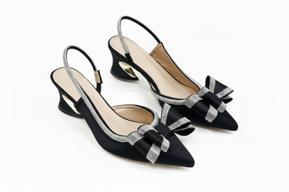 Elegant High-heeled Shoes African Trendy Sandals Nigerian Wedding Pumps