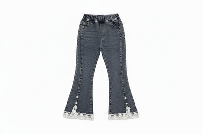 Children's Denim Pants for Girls - Casual Spring and Autumn Wear LariLeo Store