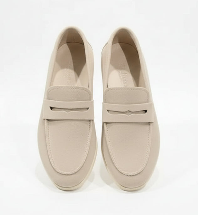 Womens Flat PU Leather Shoes british style casual wear LariLeo Store