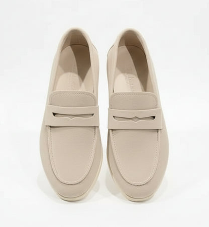 Womens Flat PU Leather Shoes british style casual wear LariLeo Store