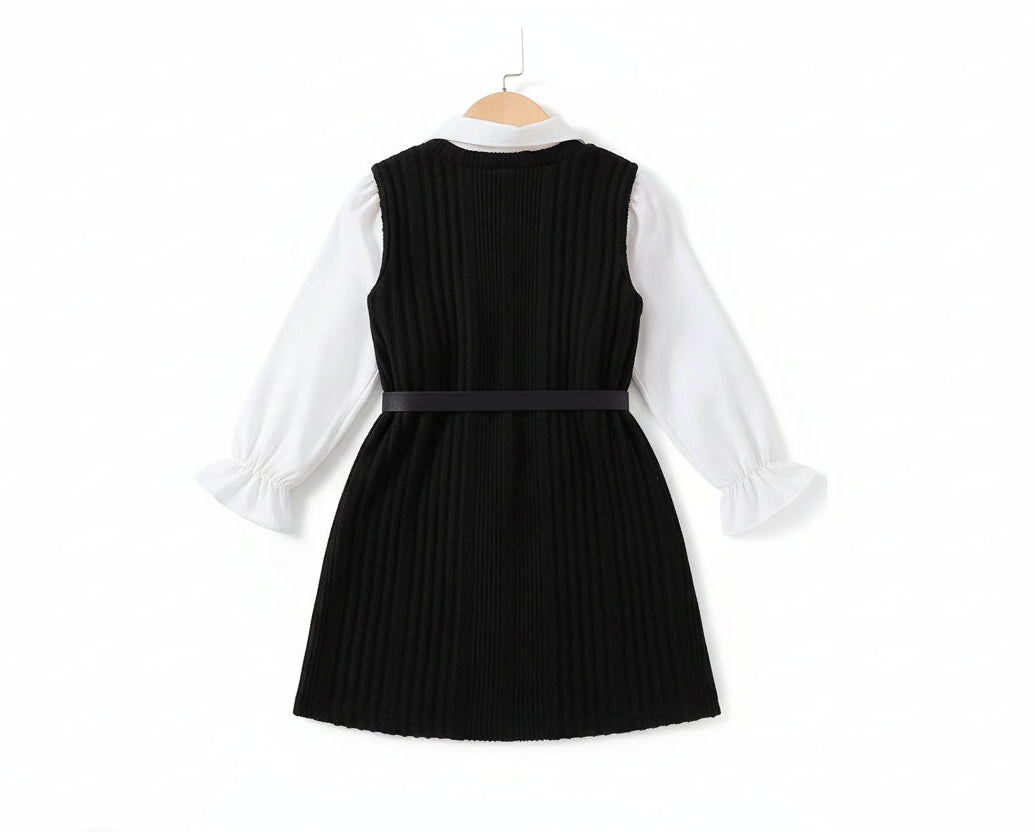 Girls Casual Dress Set Spring Autumn Elegant Style LariLeo Store