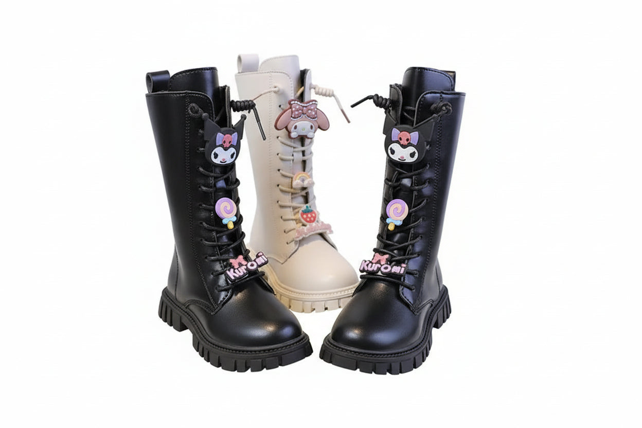 Children's shoes - Girl boots autumn and winter cartoon