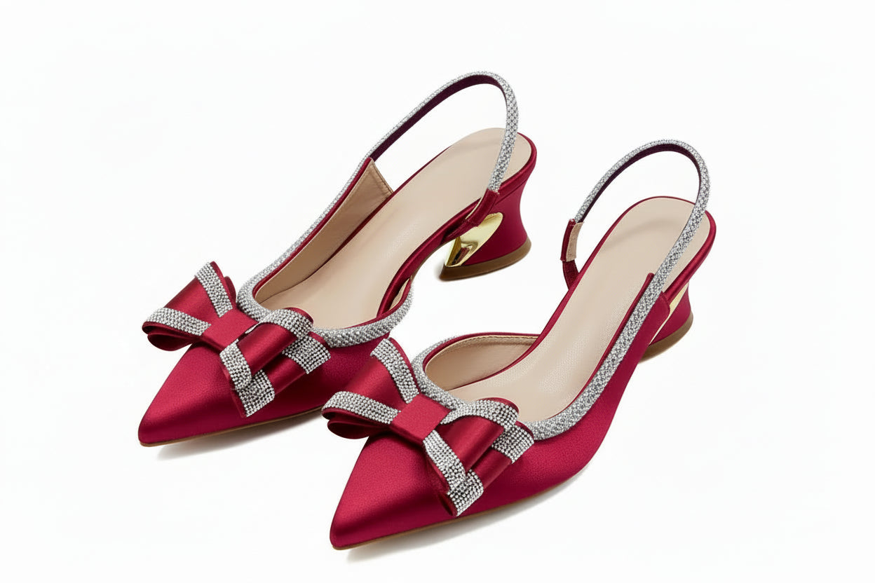 Elegant High-heeled Shoes African Trendy Sandals Nigerian Wedding Pumps