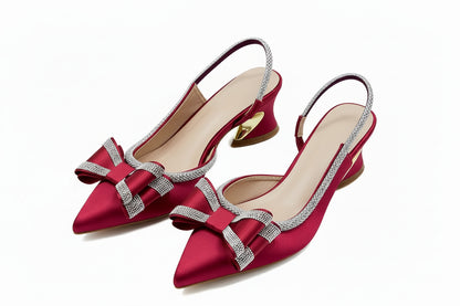 Elegant High-heeled Shoes African Trendy Sandals Nigerian Wedding Pumps