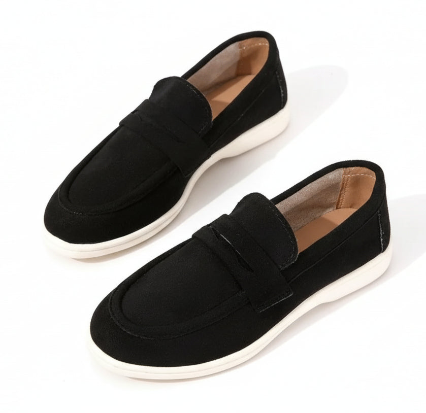 Womens Flat PU Leather Shoes british style casual wear LariLeo Store