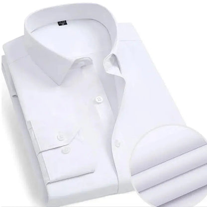 Mens Casual Long Sleeve Shirt elegant breathable LariLeo Store