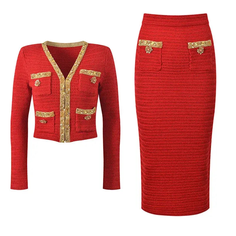 Luxury Women’s Set Long Dress / Pencil Skirt Elegant LariLeo Store