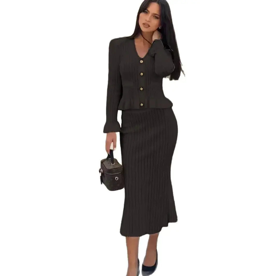 Elegant Women’s Set Bodycon Dress Fish Tail LariLeo Store