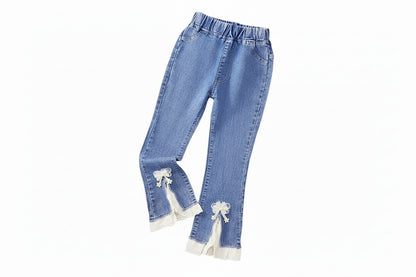 Children's Denim Pants for Girls - Casual Spring and Autumn Wear LariLeo Store