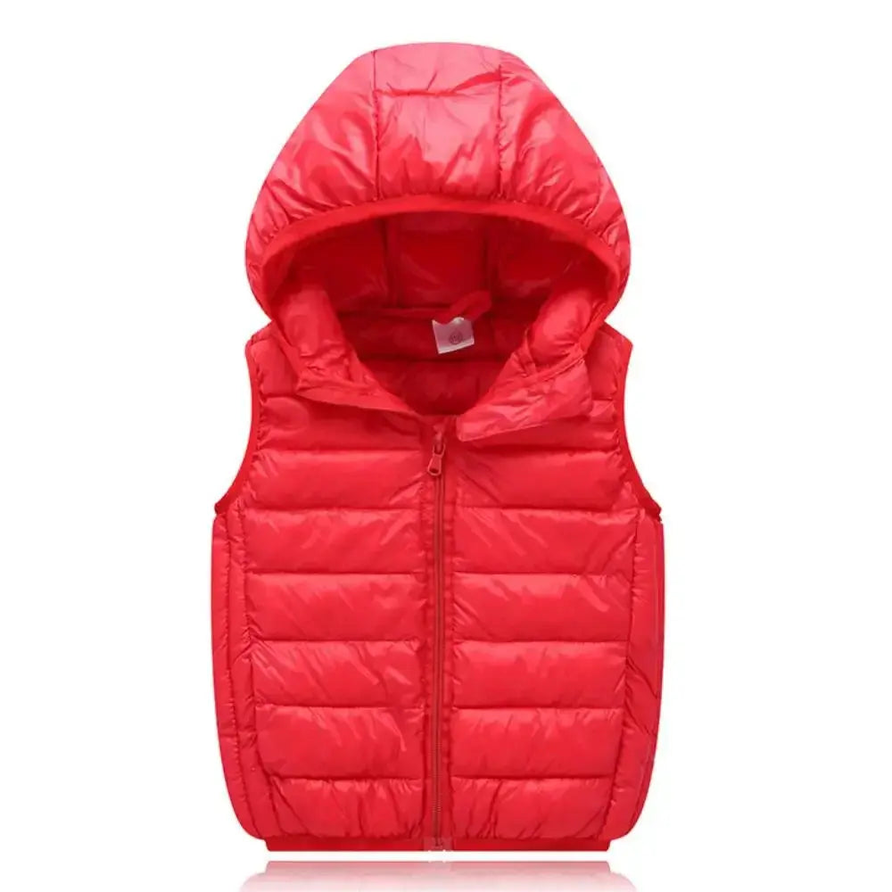 Warm Childrens Vest Solid Winter Waistcoat