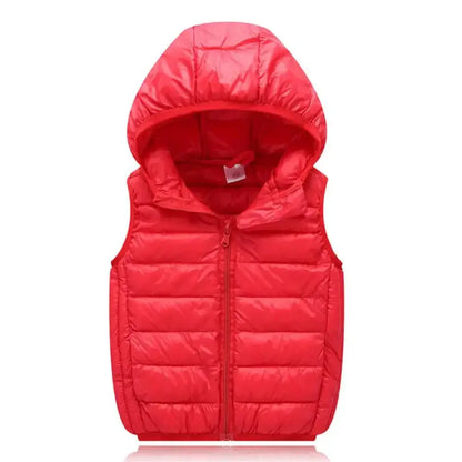 Warm Childrens Vest Solid Winter Waistcoat
