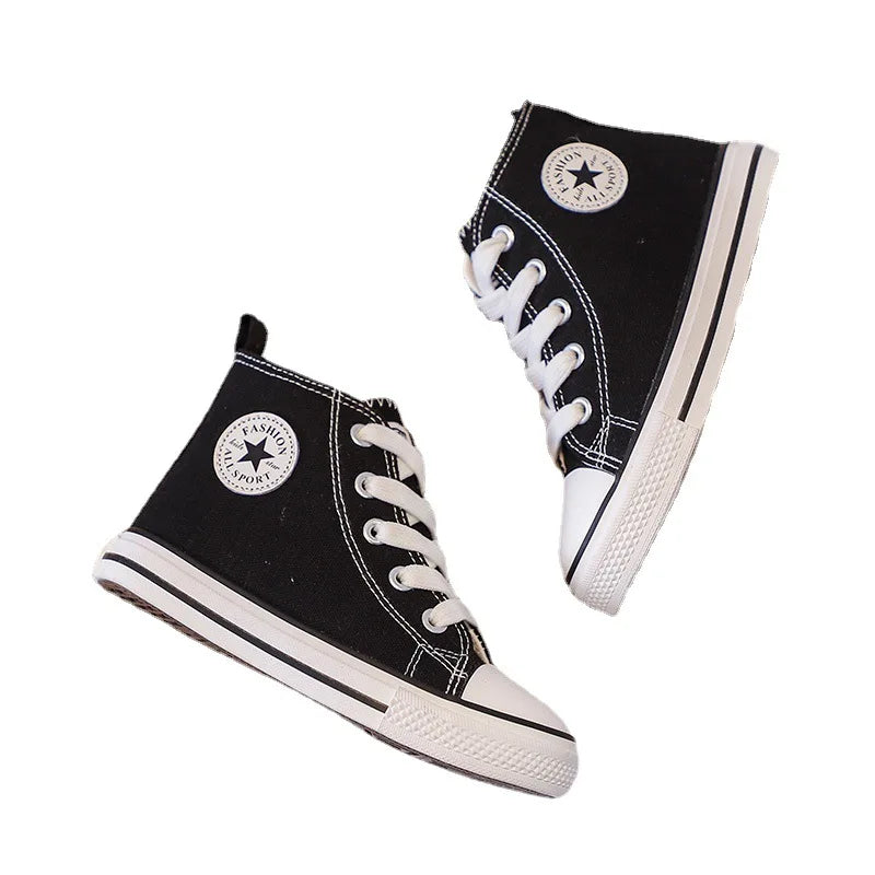 Children's Shoes Canvas High-Top – Lightweight Comfort