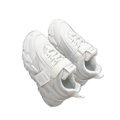 Spring Kids Sneakers – Lightweight Mesh Non-Slip Sports Shoes with Hook & Loop