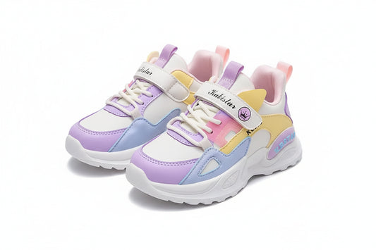 Girls Kids Sneakers – Breathable Lightweight School & Outdoor Shoes