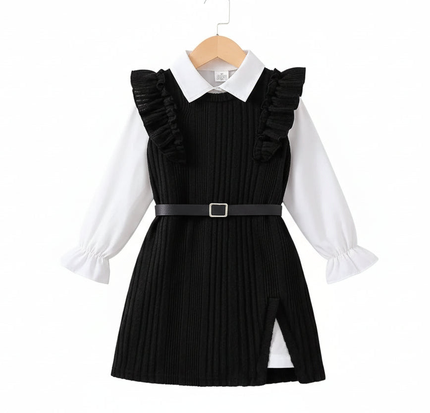 Girls Casual Dress Set Spring Autumn Elegant Style LariLeo Store