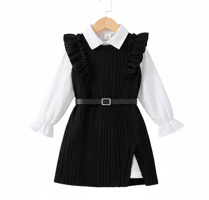 Girls Casual Dress Set Spring Autumn Elegant Style LariLeo Store