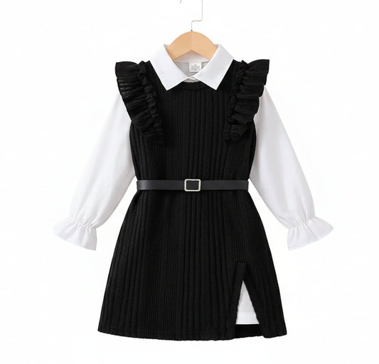 Girls Casual Dress Set Spring Autumn Elegant Style LariLeo Store