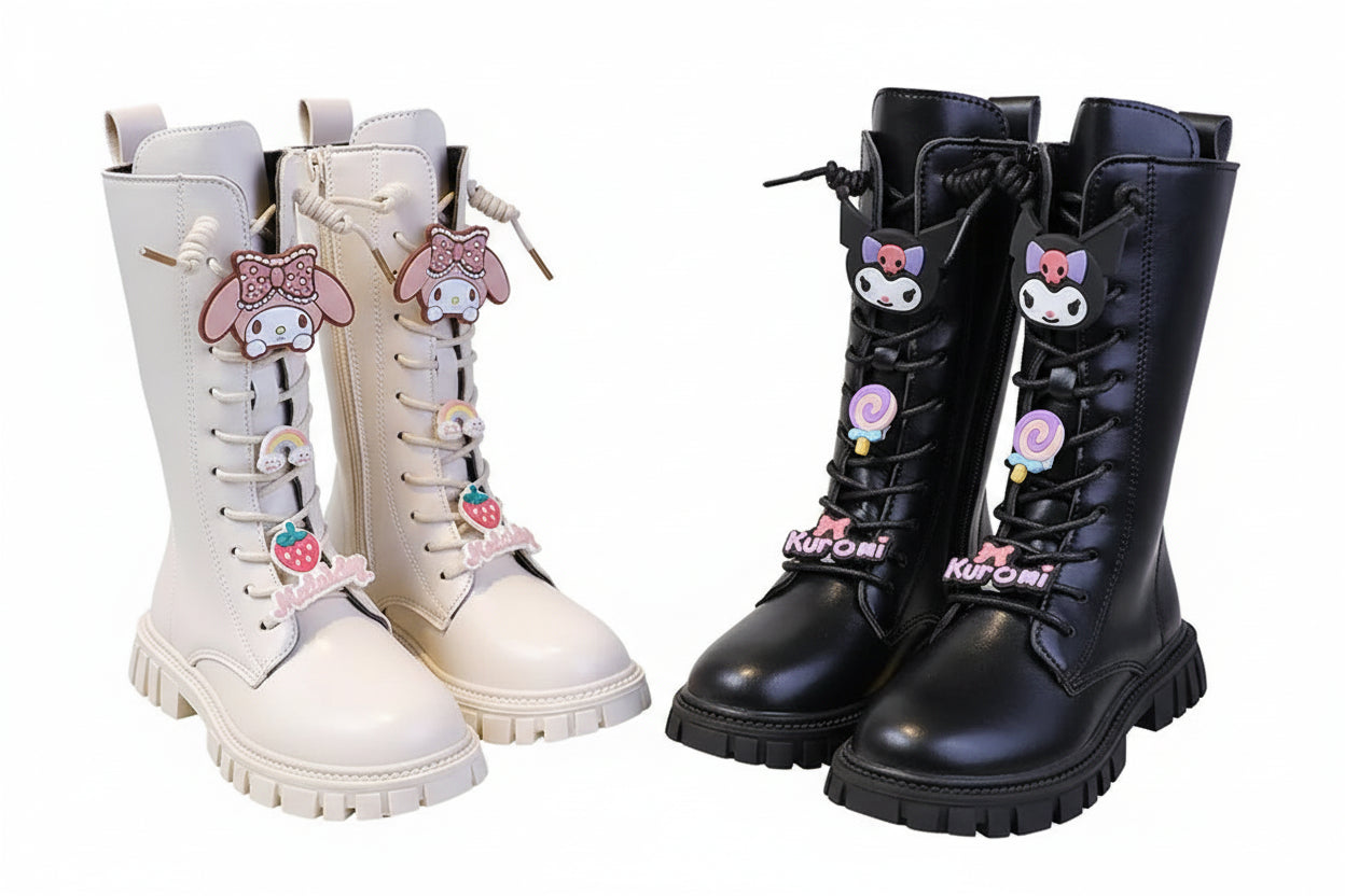 Children's shoes - Girl boots autumn and winter cartoon