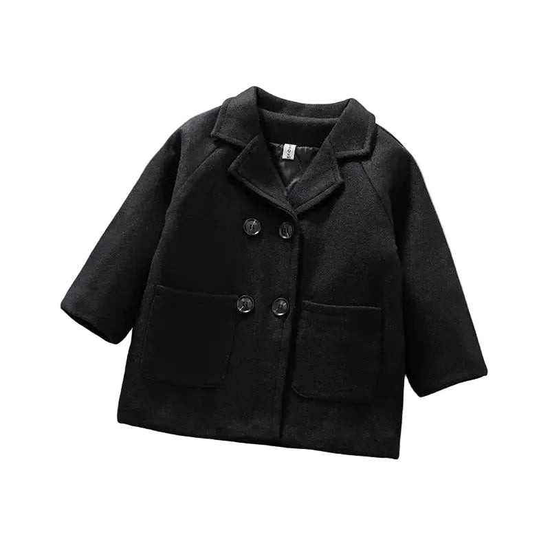 Trench Coat Boys British Style Long Jacket