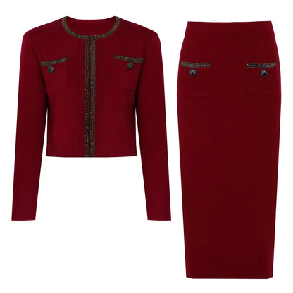 Luxury Women’s Set Long Dress / Pencil Skirt Elegant LariLeo Store