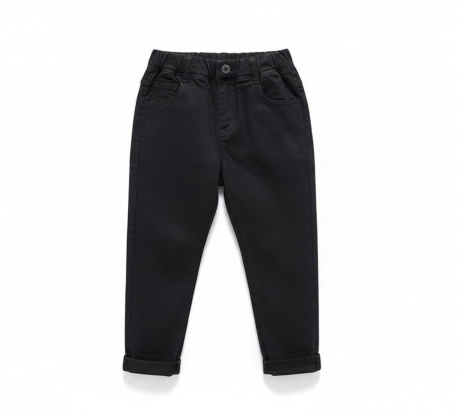 Spring Autumn Casual Boys Pants Children's Slim Trouser 2-8Years