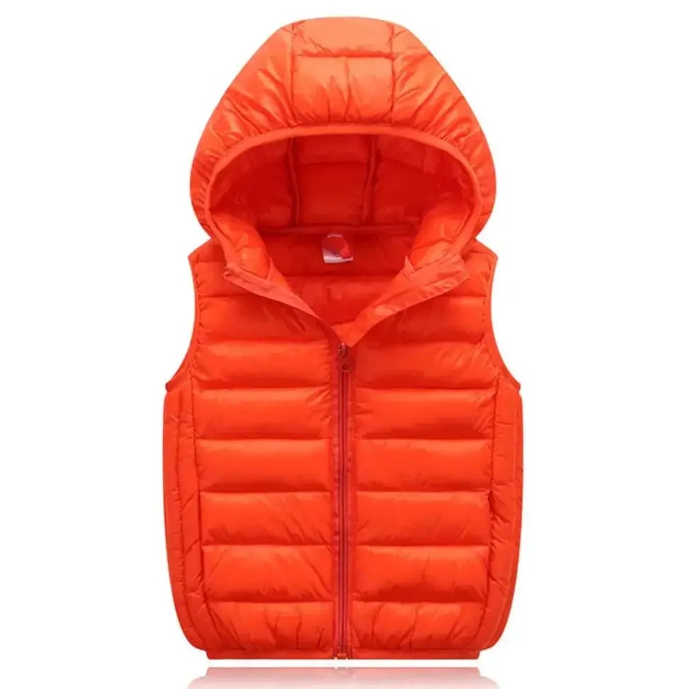 Warm Childrens Vest Solid Winter Waistcoat