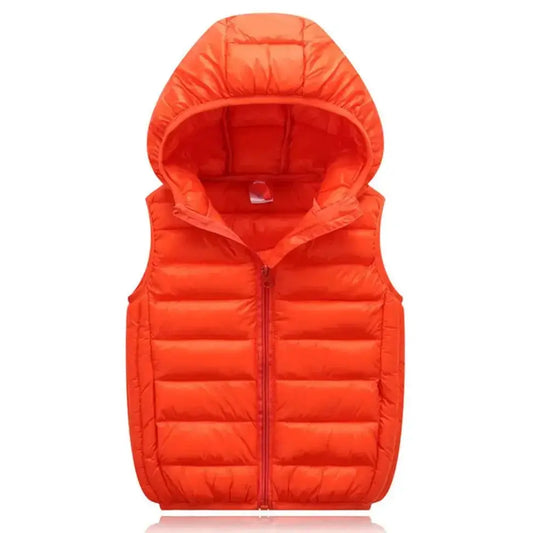 Warm Childrens Vest Solid Winter Waistcoat