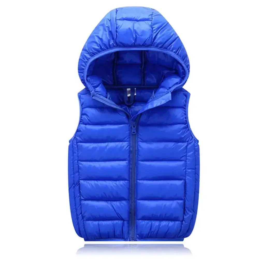 Warm Childrens Vest Solid Winter Waistcoat