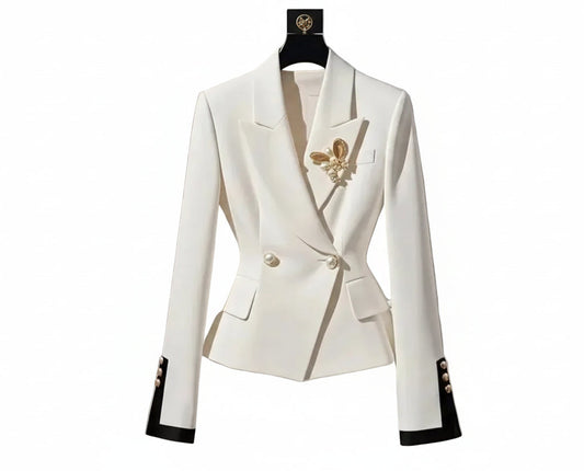 Autumn Women Blazer Long Sleeve Casual LariLeo Store