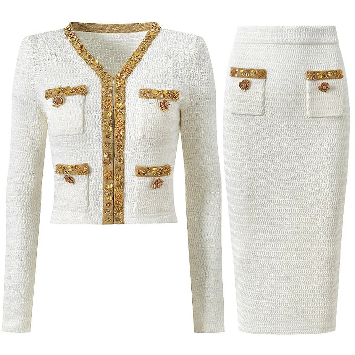 Luxury Women’s Set Long Dress / Pencil Skirt Elegant LariLeo Store