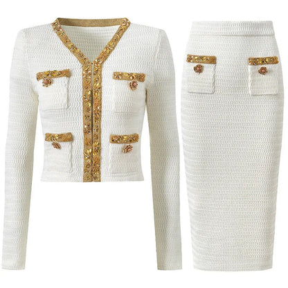 Luxury Women’s Set Long Dress / Pencil Skirt Elegant LariLeo Store