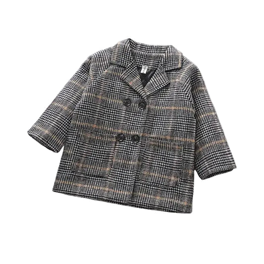 Trench Coat Boys British Style Long Jacket